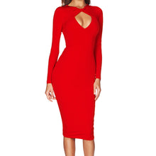 sexy-club-women-midi-dress-solid-cut-out-v-neck-long-sleeve-bodycon-bandage-dress-club-party-red-black-dress-fashion BBL