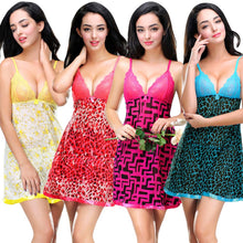 sexy-costumes-women-babydoll-dress-stone-print-lace-sheer-mesh-spaghetti-strap-sleepwear-nightgown-sexy-lingerie-with-g-string BBL