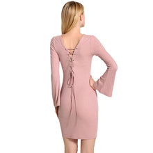 sexy-ukraine-women-knitted-dress-solid-cross-strap-long-flare-sleeve-dress-split-slim-bodycon-ribbed-warm-dress-knitwear BBL