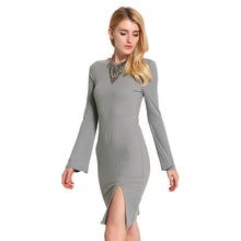sexy-ukraine-women-knitted-dress-solid-cross-strap-long-flare-sleeve-dress-split-slim-bodycon-ribbed-warm-dress-knitwear BBL