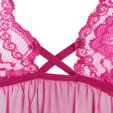 sexy-lingerie-set-nuisette-babydoll-sleepwear-thong-open-nightwear-halter-sheer-lace-dress-for-women-sous-vetement-femme BBL