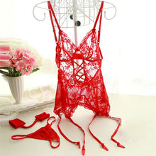 sexy-lingerie-women-lace-corset-dress-handcuff-thongs-sleepwear-erotic-lingerie-m-xxxl BBL
