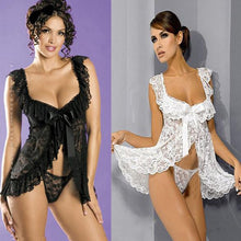 sexy-lingerie-women-lace-nightwear-underwear-sleepwear-babydoll-g-string-nightgown-new BBL