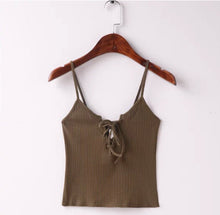 Sexy Metal eyelets lacing up Camis bralette bustier crop Top Camisetas Strappy Bra Tank Vest Elastic Straps Tee 6 color