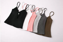 Sexy Metal eyelets lacing up Camis bralette bustier crop Top Camisetas Strappy Bra Tank Vest Elastic Straps Tee 6 color