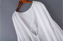 Sexy Pleated Backless Streamer Strappy Flare sleeve Pullover Shirt Women Cotton Shirt Blouse Tops