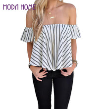 sexy-slash-neck-women-tops-tees-striped-off-shoulder-beach-style-tops-women-blouses-tee-shirt-party-tube-top-blusas BBL