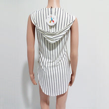 Sexy Sleeveless T Shirt With Hood Number 23 Letter Print Long Baseball T Shirt Women Irregular Tee Shirt Femme