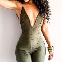 Sexy Spaghetti Strap Playsuits Bodycon Deep V neck Backless Club jumpsuits and rompers for Sexy Ladies J6173
