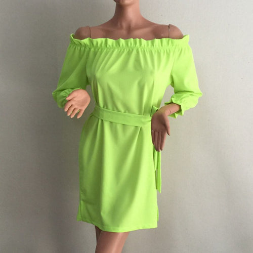 sexy-beach-chiffon-belt-sashes-dress-candy-colors-slash-neck-long-sleeve-woman-night-club-party-dresses-vestidos-robes BBL