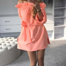 sexy-beach-chiffon-belt-sashes-dress-candy-colors-slash-neck-long-sleeve-woman-night-club-party-dresses-vestidos-robes BBL