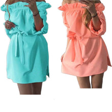 sexy-beach-chiffon-belt-sashes-dress-candy-colors-slash-neck-long-sleeve-woman-night-club-party-dresses-vestidos-robes BBL