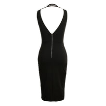 sexy-dress-dot-mesh-women-dress-backless-plunging-high-neck-bodycon-pencil-dress-solid-clubwear-vestidos-black BBL