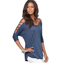Sexy Tee Shirt Femme Off Shoulder T-shirt Women Tops Camisetas Mujer Casual Tops Tees Cotton Tee Shirt Women XL