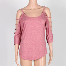 Sexy Tee Shirt Femme Off Shoulder T-shirt Women Tops Camisetas Mujer Casual Tops Tees Cotton Tee Shirt Women XL