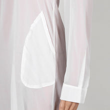Sexy White Long Chiffon Shirts Women Turn-down Collar Ladies Blouse Irregular Blusas Femininos Plus Size Top Shirt