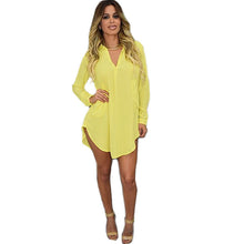 Sexy White Long Chiffon Shirts Women Turn-down Collar Ladies Blouse Irregular Blusas Femininos Plus Size Top Shirt