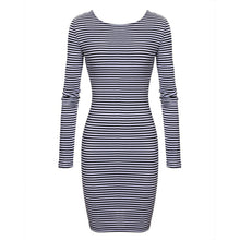 sexy-women-back-zipper-long-sleeve-bodycon-dress-striped-pencil-dresses-vestidos BBL