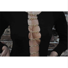 Sexy Women Bodycon Jumpsuit Hollow Out Night Club Party Women Jumpsuit Long Romper Chain Bandage Rompers Womens Jumpsuit Overall