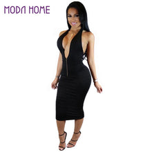 sexy-women-deep-v-neck-wrap-bodycon-dress-front-zipper-backless-clubwear-ukraine-club-party-midi-dress-black-vestidos-de-renda BBL
