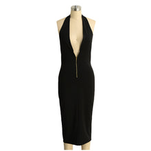 sexy-women-deep-v-neck-wrap-bodycon-dress-front-zipper-backless-clubwear-ukraine-club-party-midi-dress-black-vestidos-de-renda BBL