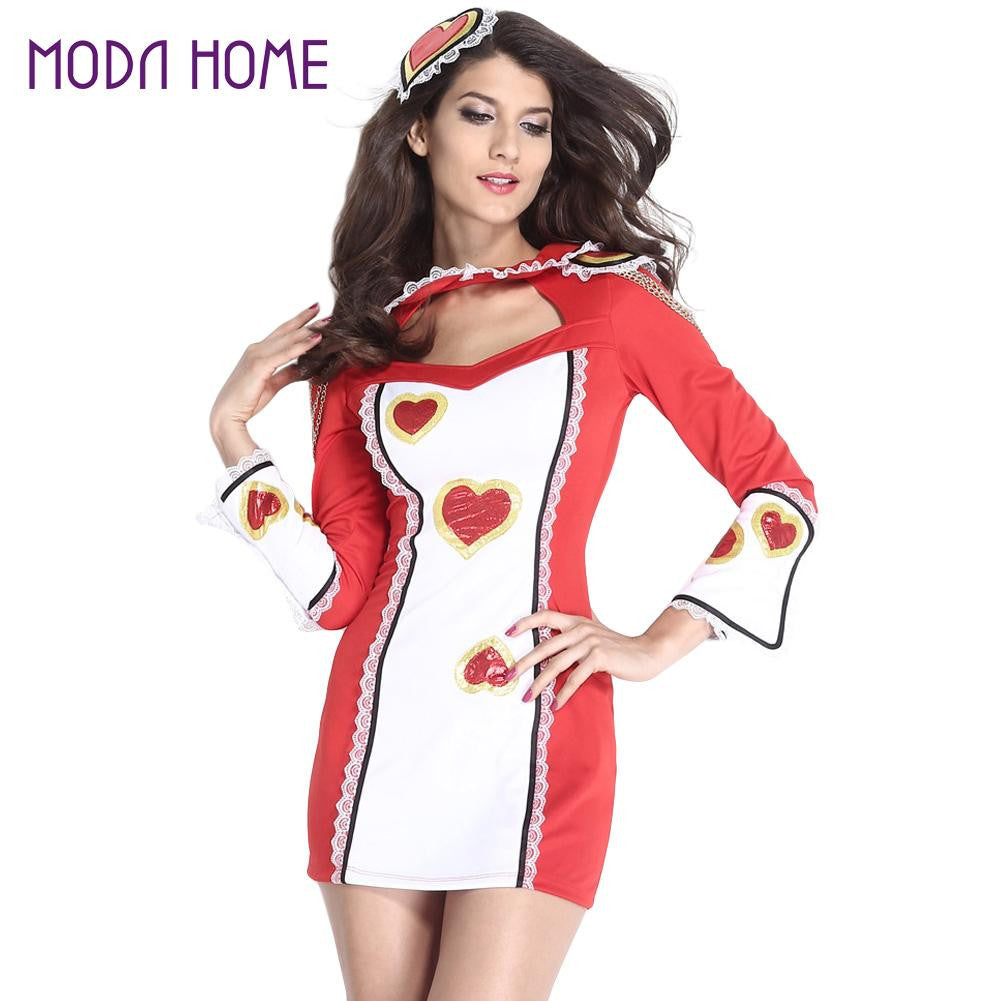 sexy-women-deguisement-adultes-cheerleader-cosplay-costume-game-uniform-sweetheart-cut-out-lace-fancy-party-dress-outfit-red BBL