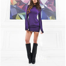 sexy-women-fashion-korean-long-sleeve-knit-sweater-bodycon-slim-party-club-dress BBL
