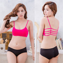 sexy-women-hollow-back-midriff-shirt-tank-top-bra-wrap-vest-chest-bra BBL