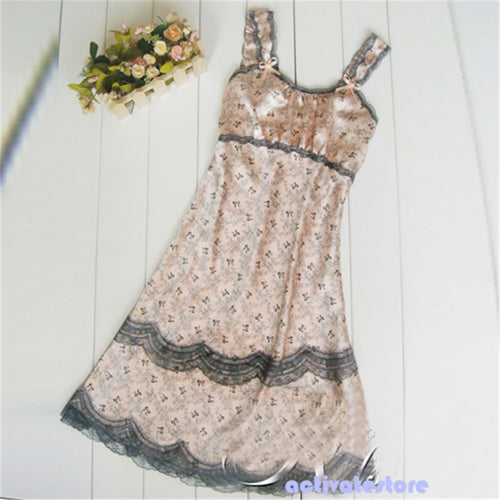 sexy-women-lace-lingerie-imitated-silk-brace-sleepwear-nightgown-dress-jx0093 BBL