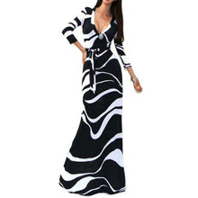 sexy-women-package-bodycon-maxi-dress-fashion-v-neck-long-sleeve-printed-long-casual-dresses BBL