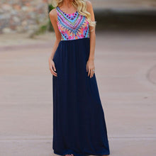sexy-women-sleeveless-flower-print-chiffon-long-dress-maxi-casual-beach-dresses-y8 BBL