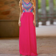 sexy-women-sleeveless-flower-print-chiffon-long-dress-maxi-casual-beach-dresses-y8 BBL