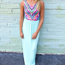 sexy-women-sleeveless-flower-print-chiffon-long-dress-maxi-casual-beach-dresses-y8 BBL