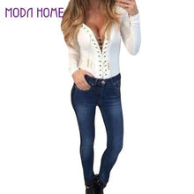 sexy-women-solid-slim-blouses-lace-up-deep-v-neck-blusa-long-sleeve-pullover-casual-elegant-top-shirt-black-white-roupa-feminina BBL