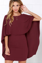 Sexy Women's Back Deep V Ponchos Hollow Out Solid Dress For Evening Party Night Clubwear Bodycon Vestido LX001