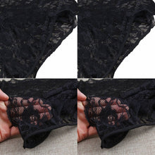 sexy-womens-black-thin-lace-bra-tops-panty-underwear-sets-breathable-hollow-out-crop-tops BBL