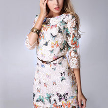 sexy-womens-crewneck-floral-butterfly-lace-causal-short-mini-party-dress BBL