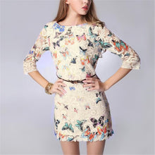 sexy-womens-crewneck-floral-butterfly-lace-causal-short-mini-party-dress BBL