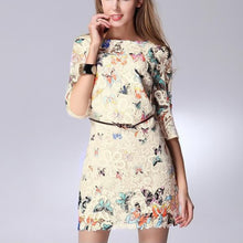 sexy-womens-crewneck-floral-butterfly-lace-causal-short-mini-party-dress BBL