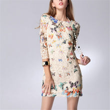 sexy-womens-crewneck-floral-butterfly-lace-causal-short-mini-party-dress BBL