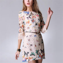 sexy-womens-crewneck-floral-butterfly-lace-causal-short-mini-party-dress BBL