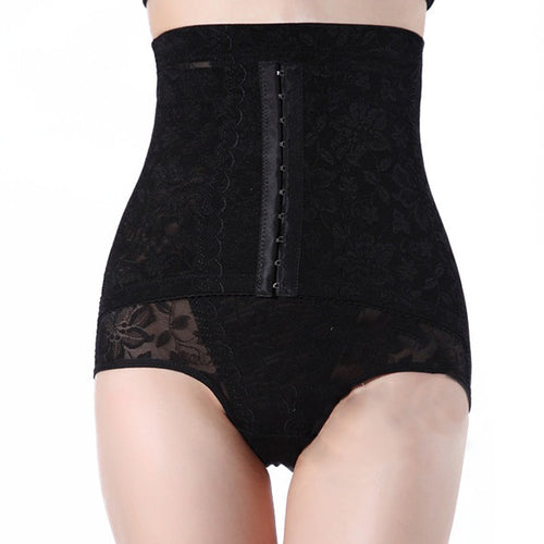 slimming-corset-underbust-body-waist-abdomen-lace-postpartum-control-shaper-briefs-pants BBL