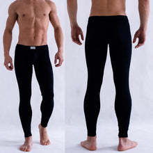 solid-color-mens-long-johns-pants-thermal-underwear-low-rise-underpants-m-l-xl BBL