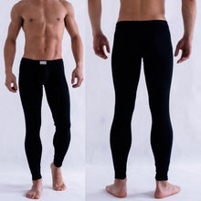 solid-color-mens-long-johns-pants-thermal-underwear-low-rise-underpants-m-l-xl BBL