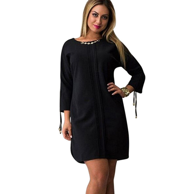 women-long-sleeve-bodycon-sexy-round-neck-party-mini-dress-plus-size-ly3 BBL