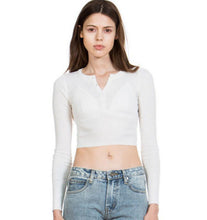 Strentch knitted Open Button Short Sweater AA American brandy Melville Long Sleeve Crop Tops Jumper Knitwear