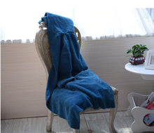 Stylish Blue Faux Suede Spliced Faux Fur Coat Women Hooded Faux Fur Jackets Mid Long Loose Outerwear
