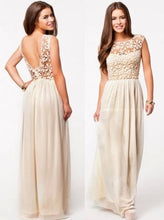 Elegant Chiffon Party Dresses Lace Floral Patchwork Long Dress Vestidos Femininos Sexy Backless Women Dress Vesidos