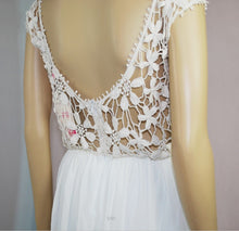 Elegant Chiffon Party Dresses Lace Floral Patchwork Long Dress Vestidos Femininos Sexy Backless Women Dress Vesidos