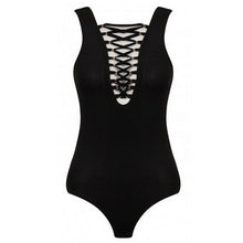 Sexy Black Fitted Jumpsuit Bandage Body Top Women Catsuit Bodycon Bodysuit Sexy Rompers For Women